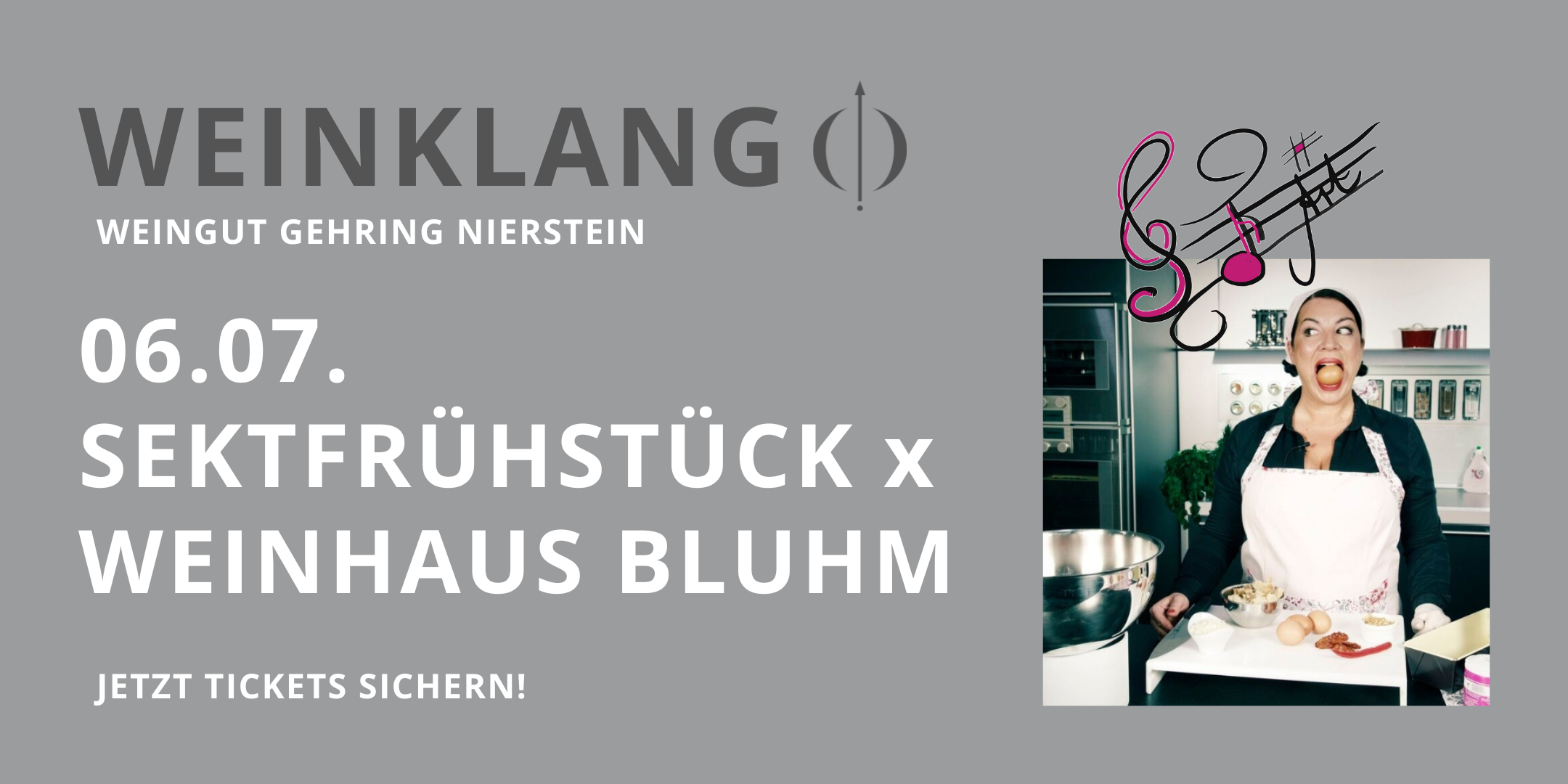 Weinklang Sektfrühstück mit Murielle